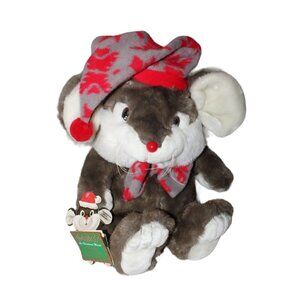 LIL TWEKS Plush Christmas Mouse Target Dayton Hudson Stuffed Animal Squezee
